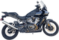 BASSANI XHAUST 4" Stainless Steel Slip-On Exhaust - Silver 1P187SS