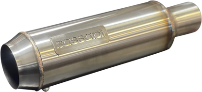BASSANI XHAUST 2-into-1 Mid-Length Super Bike Exhaust System - Stainless Steel 1F98SS