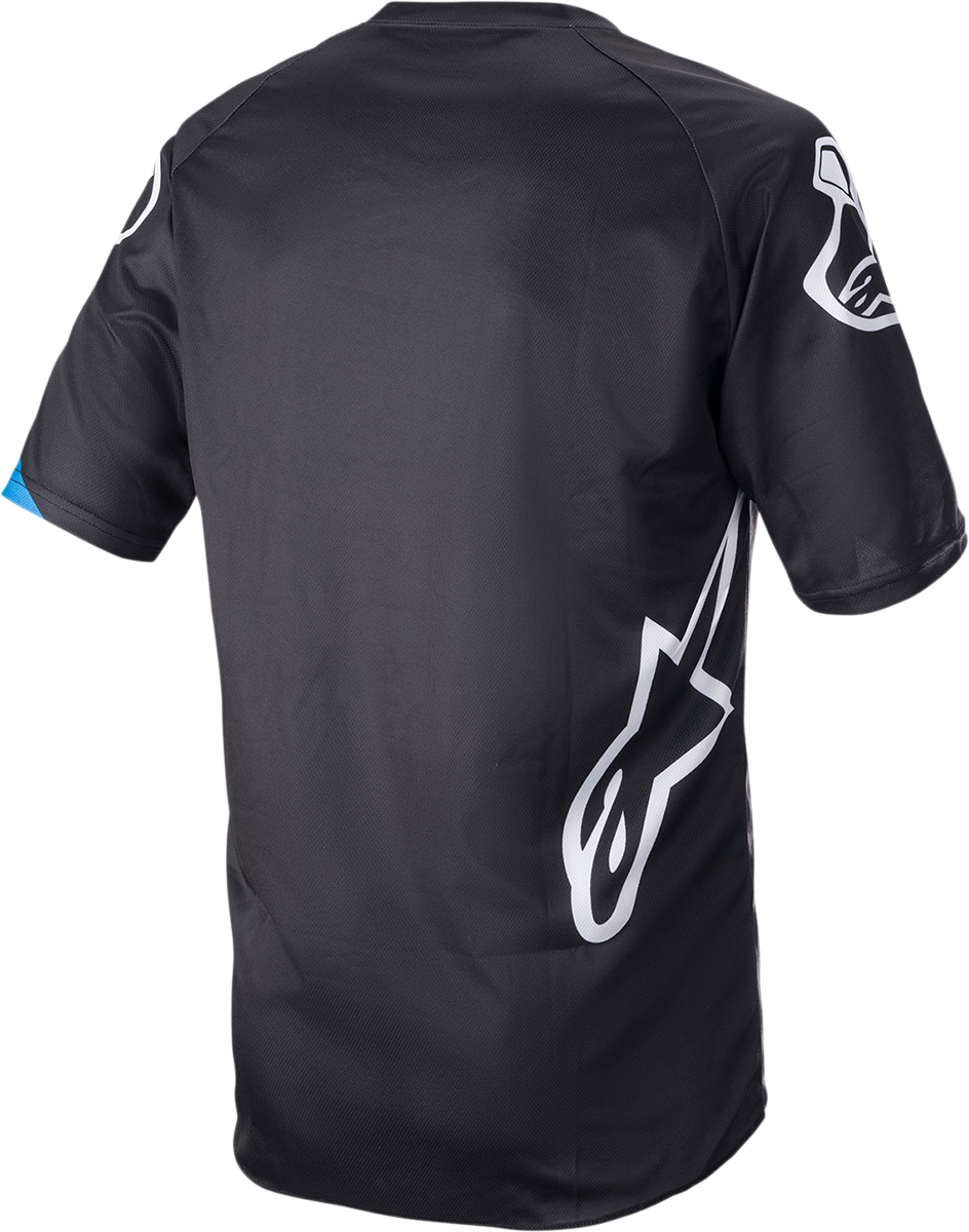ALPINESTARS Racer V3 Short-Sleeve Jersey - Black/Bright Blue - Medium 1762922-1078-MD