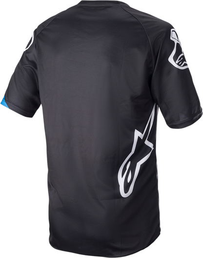 ALPINESTARS Racer V3 Short-Sleeve Jersey - Black/Bright Blue - Medium 1762922-1078-MD