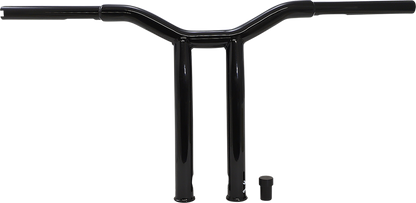 BURLY BRAND Dominator Handlebar - Raked - 12" - Black B12-6052B