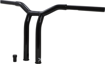BURLY BRAND Dominator Handlebar - Raked - 12" - Black B12-6052B