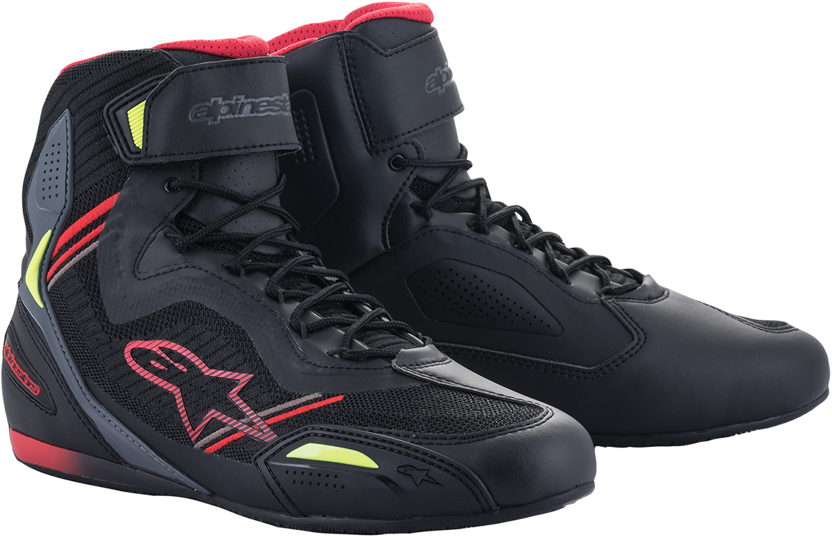 ALPINESTARS Faster-3 Rideknit® Shoes - Black/Red/Yellow - US 11 / EU 44 251031913611