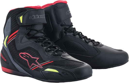 ALPINESTARS Faster-3 Rideknit® Shoes - Black/Red/Yellow - US 11 / EU 44 251031913611