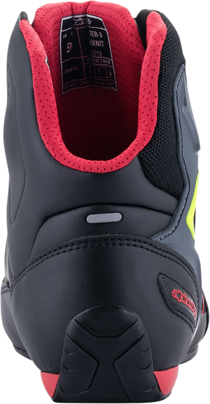 ALPINESTARS Faster-3 Rideknit® Shoes - Black/Red/Yellow - US 12 / EU 45.5 251031913612
