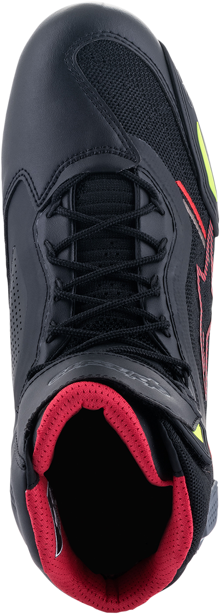 ALPINESTARS Faster-3 Rideknit® Shoes - Black/Red/Yellow - US 12 / EU 45.5 251031913612