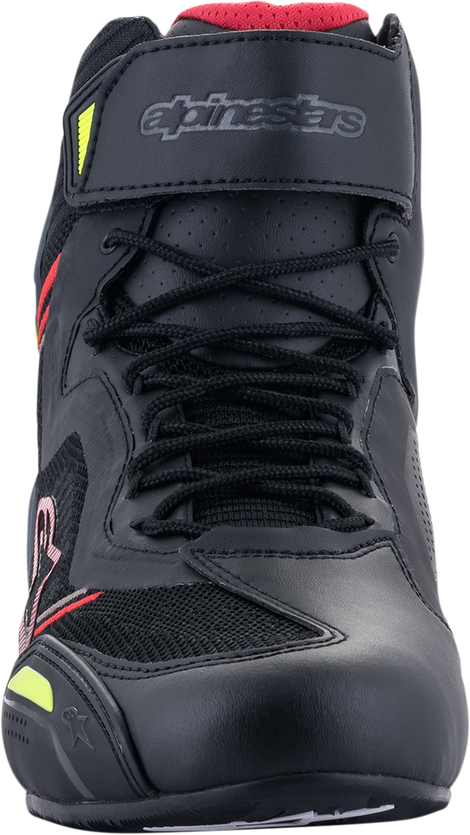 ALPINESTARS Faster-3 Rideknit® Shoes - Black/Red/Yellow - US 11 / EU 44 251031913611