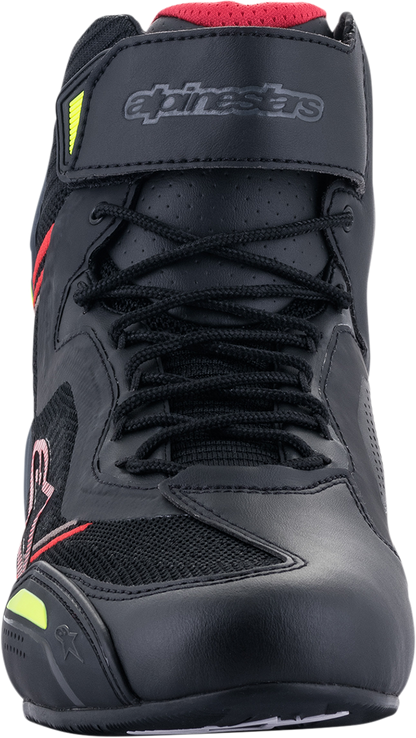 ALPINESTARS Faster-3 Rideknit® Shoes - Black/Red/Yellow - US 12 / EU 45.5 251031913612