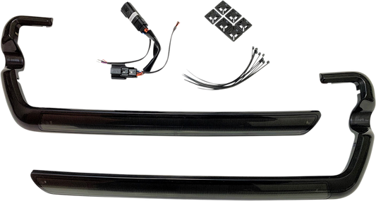 CUSTOM DYNAMICS LED Saddlebag Light - Smoke - Black CD-SB-SIDE-SB