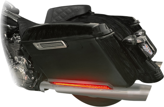 CUSTOM DYNAMICS LED Saddlebag Light - Smoke - Chrome CD-SB-SIDE-SC