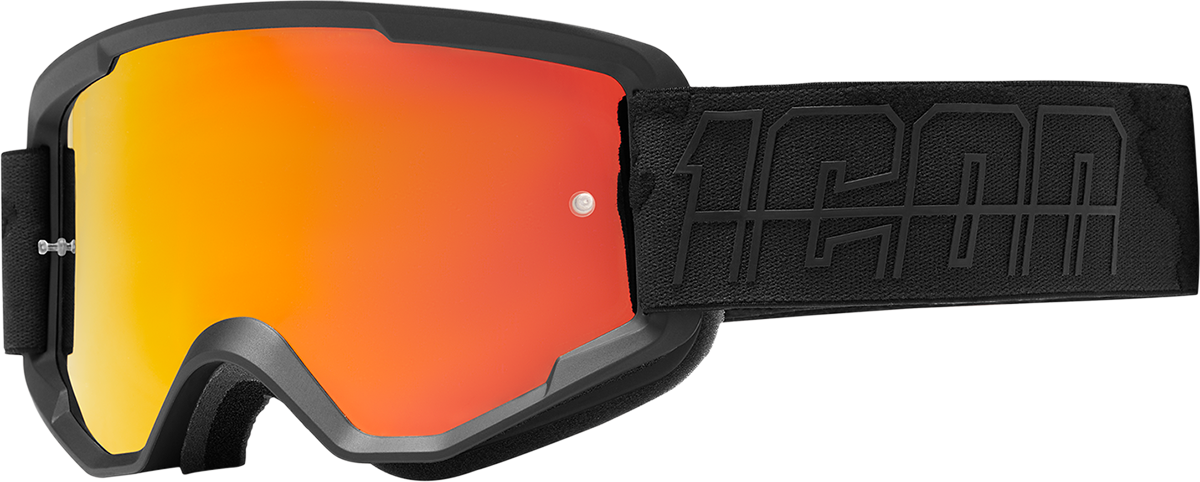 ICON Airflite Goggle - Black - RST Red Lens 2601-3231