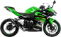 LEOVINCE LV-10 Slip-On Muffler - Full Black Stainless Steel - Ninja 400/500 15218FBU