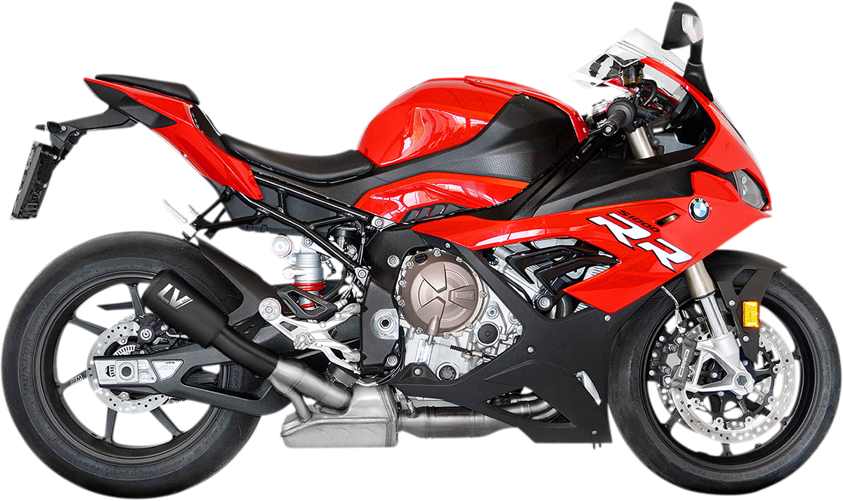 LEOVINCE LV-10 Slip-On Muffler - Black Stainless Steel - S1000R 15241FB