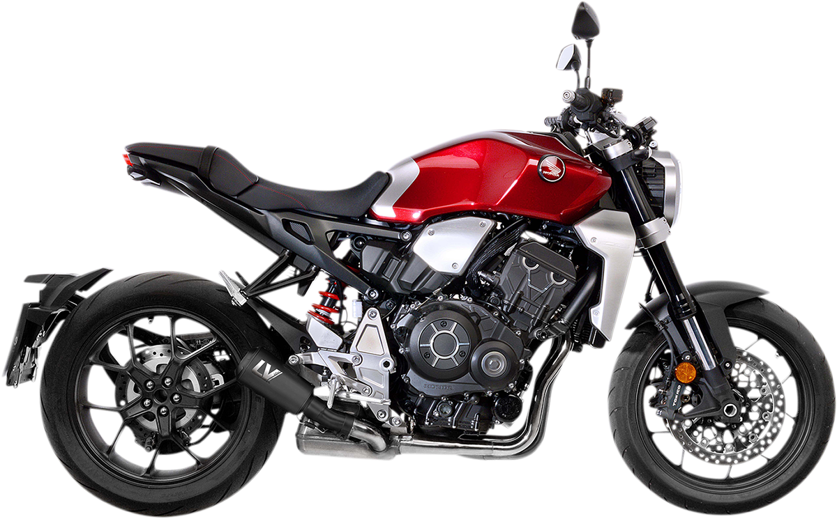 LEOVINCE LV-10 Slip-On Muffler - Black Stainless Steel - CB1000R 15222FB