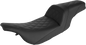 SADDLEMEN Slim Seat - Black - Lattice Stitch - '99-'07 FLHT/FLTR 897-07-162