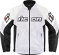 ICON Mesh AF™ Leather Jacket - White - Large 2810-3904