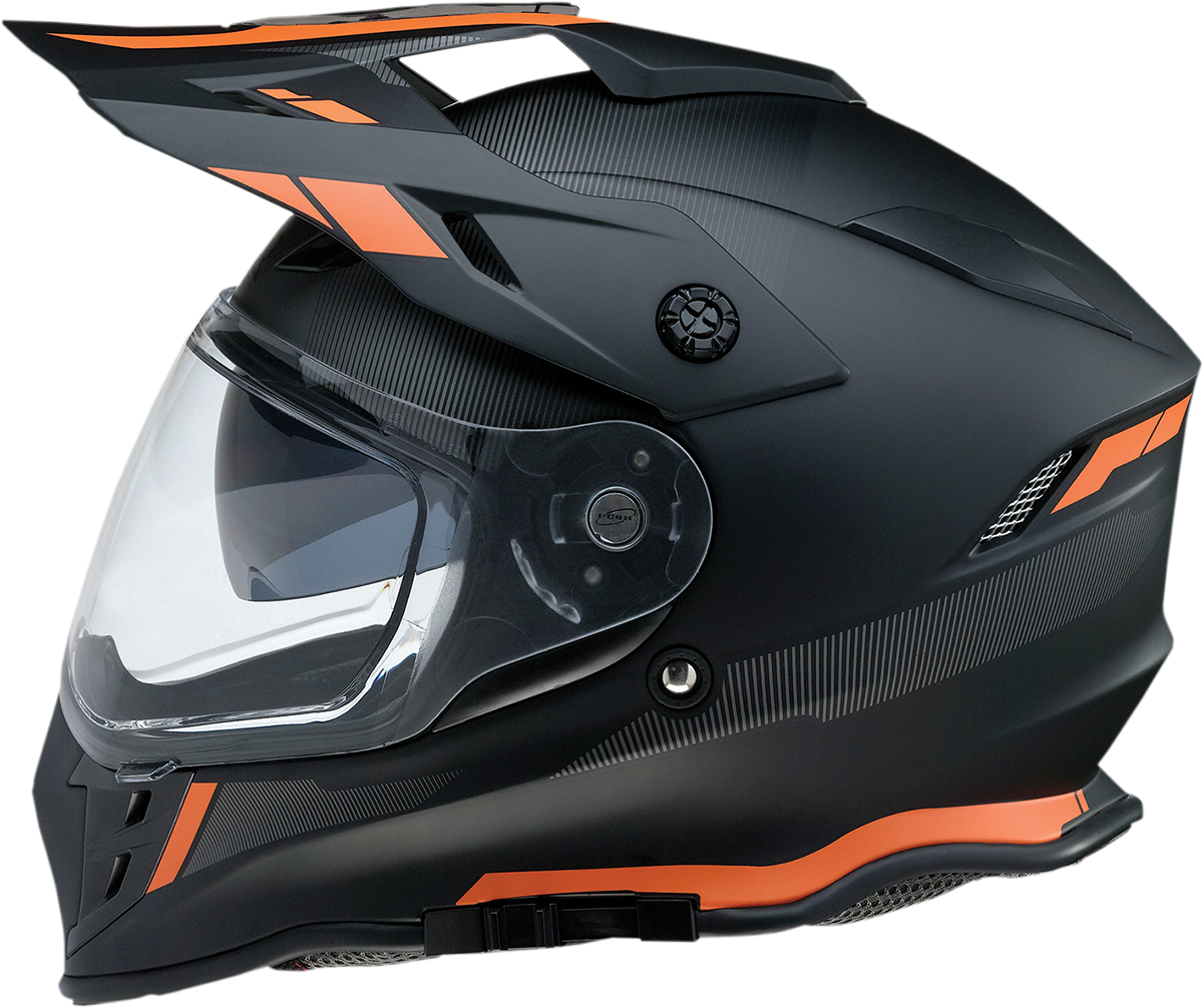 Z1R Range Helmet - Uptake Black/Orange, Large - Part Number 0140-0117