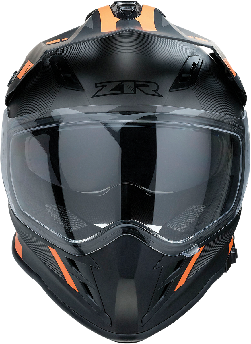 Z1R Range Helmet - Uptake Black/Orange, Large - Part Number 0140-0117