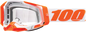 100% Racecraft 2 Goggle - Orange - Clear Lens 50009-00013