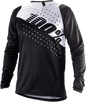 100% R-Core Long-Sleeve Jersey - Black/White - Small 40005-00010