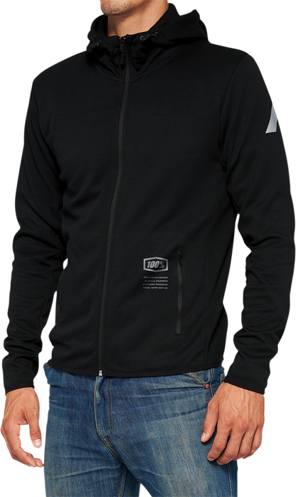 100% Viceroy Tech Zip Hoodie - Black - XL 20037-00003