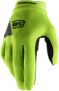 100% Women's Ridecamp Gloves - Fluo Yellow/Black - XL 10013-00009