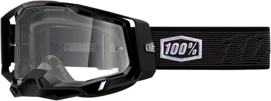 100% Racecraft 2 Goggle - Topo - Clear Lens 50009-00015