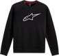 ALPINESTARS Ageless Crew Fleece - Black/Gray - Large 1212513221011L