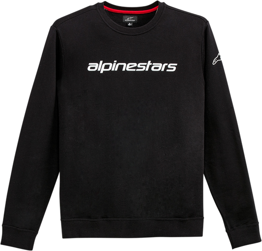 ALPINESTARS Linear Crew Fleece - Black/White - XL 1212513241020XL