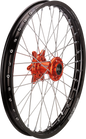 MOOSE OFFROAD Wheel Assembly - SX-1 - Complete - Front - Black Wheel/Orange Hub - 21x1.6 - KTM/Gas Gas/Husqvarna MF-16021-BKOR