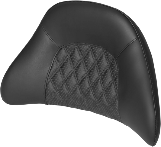 SADDLEMEN Tour-Pak® Backrest Pad - Lattice Stitched - Black 01-11884LS