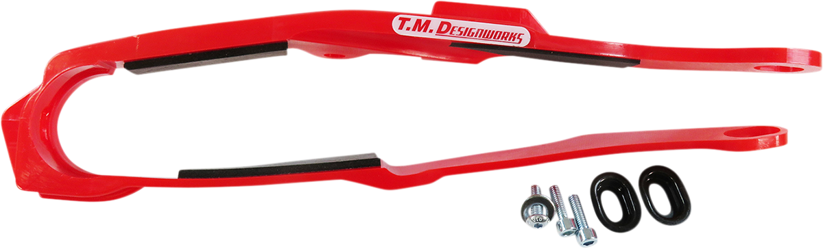 T.M. DESIGNWORKS Chain Slider - Red - Honda DCS-H35-RD