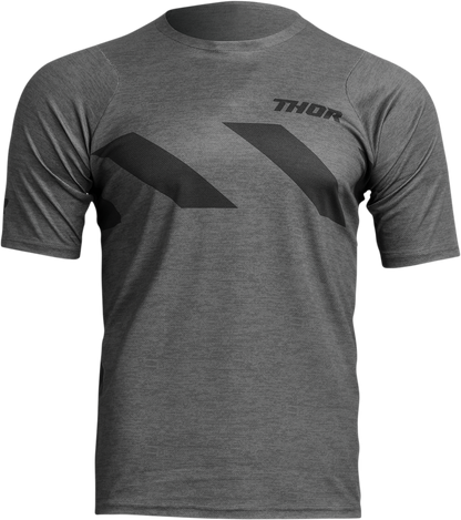 THOR Assist Hazard Short-Sleeve Jersey - Charcoal/Heather - Small 5020-0008