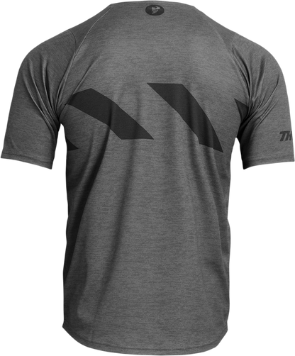 THOR Assist Hazard Short-Sleeve Jersey - Charcoal/Heather - Small 5020-0008