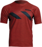 THOR Assist Hazard Short-Sleeve Jersey - Brick/Heather - Large 5020-0004