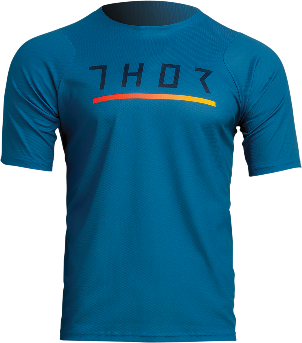 THOR Assist Caliber Short-Sleeve Jersey - Teal - XS 5020-0013