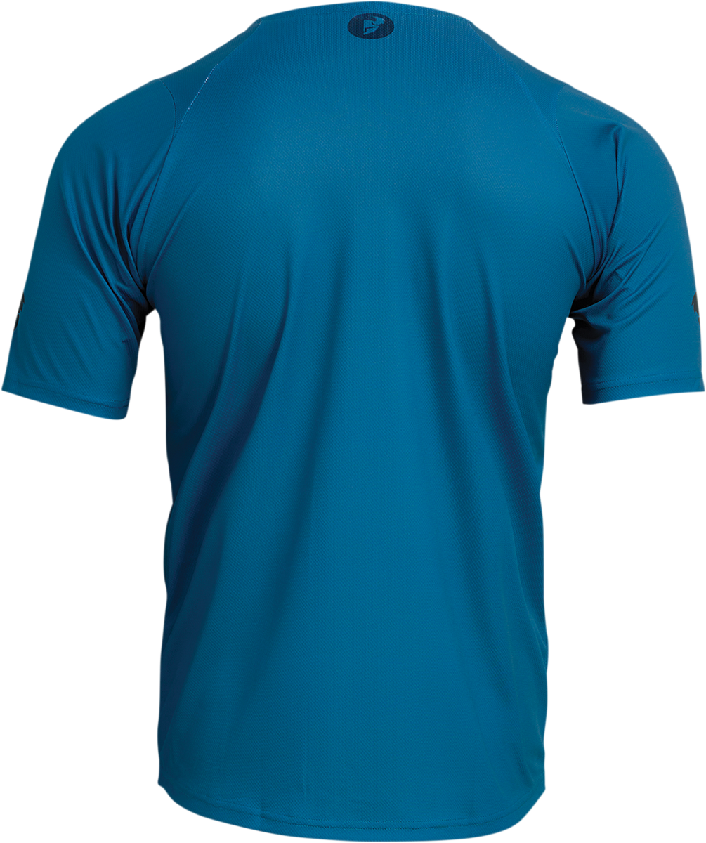 THOR Assist Caliber Short-Sleeve Jersey - Teal - XS 5020-0013