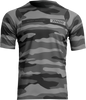 THOR Assist Short-Sleeve Jersey - Camo Dark Gray - Small 5020-0026