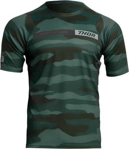 THOR Assist Short-Sleeve Jersey - Camo Green - Medium 5020-0021
