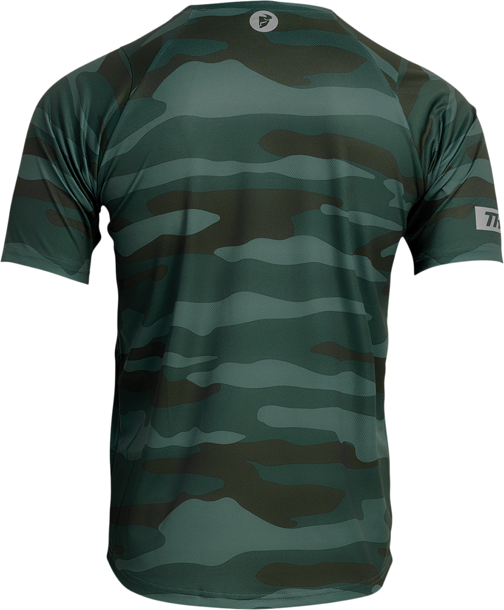 THOR Assist Short-Sleeve Jersey - Camo Green - Medium 5020-0021