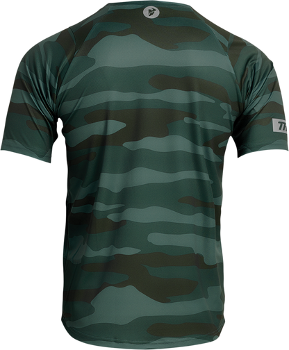 THOR Assist Short-Sleeve Jersey - Camo Green - Medium 5020-0021