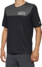 100% Airmatic Short-Sleeve Jersey - Gray/Midnight - Small 40014-00015