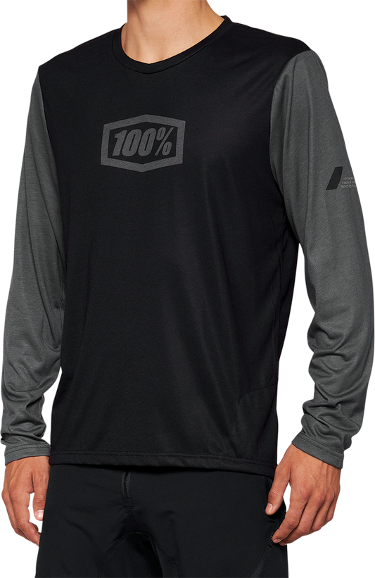 100% Airmatic Long-Sleeve Jersey - Black - Small 40019-00000