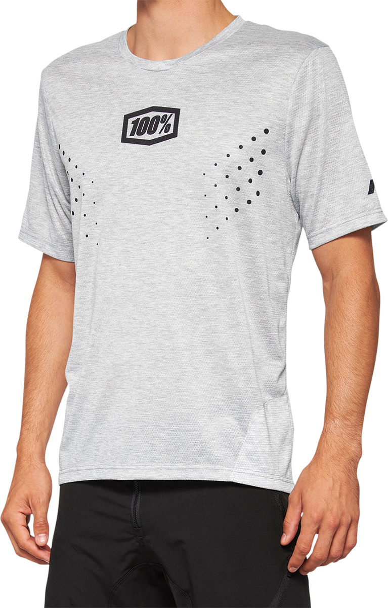 100% Airmatic Mesh Short-Sleeve Jersey - Gray - Medium 40016-00006