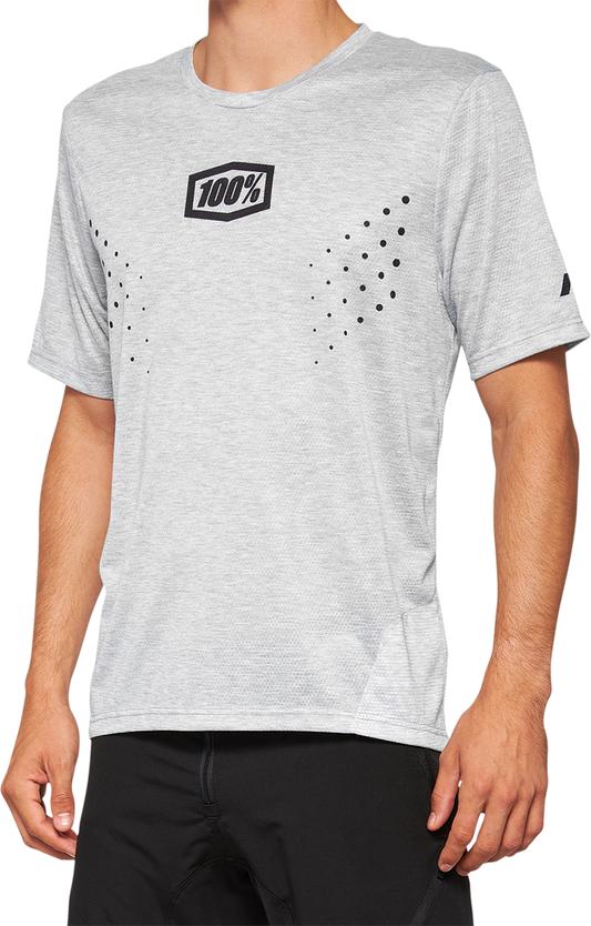 100% Airmatic Mesh Short-Sleeve Jersey - Gray - Medium 40016-00006