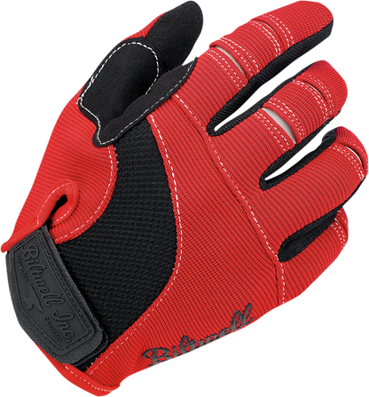 BILTWELL Moto Gloves - Red/White/Blue - Small 1501-1208-002