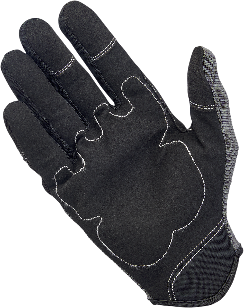 BILTWELL Moto Gloves - Gray/Black - XL 1501-1101-005