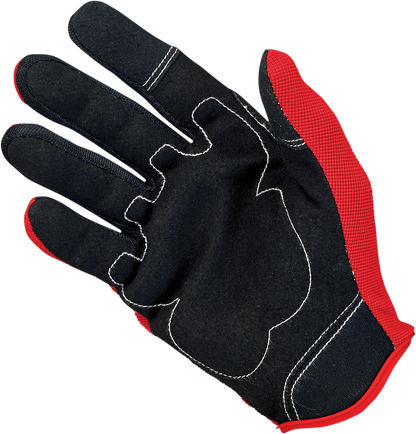 BILTWELL Moto Gloves - Red/White/Blue - XS 1501-1208-001