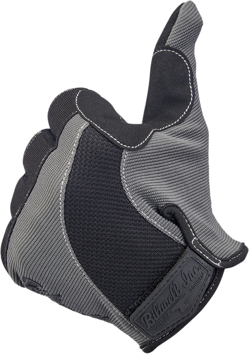 BILTWELL Moto Gloves - Gray/Black - XL 1501-1101-005