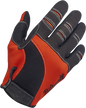 BILTWELL Moto Gloves - Orange/Black - Medium 1501-0106-003